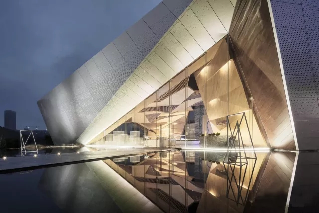 主展厅透视 by刘国畅，拉斯维加斯9888建设设计